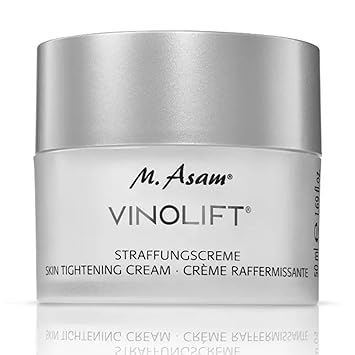 M. Asam VINOLIFT Skin Tightening Cream (1.69 Fl Oz) - Rich anti-aging firming face cream with lifting effect for demanding, mature & dry skin, facial care with resveratrol, OPC & grape seed oil