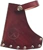 1Pack Leather Axe Head Sheath Durable Leather Sheath Lumberjack Outdoors Work Essentials Axe Head Cover with Belt Loops Protector