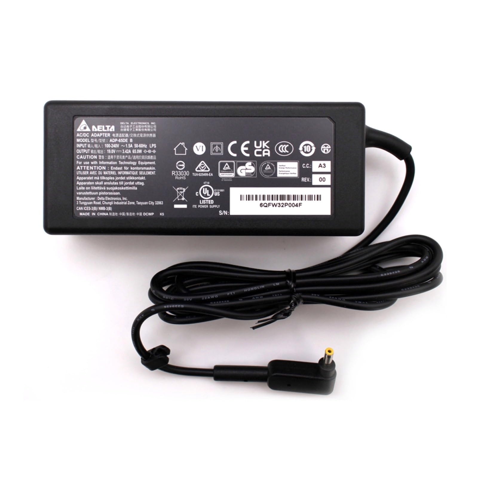 Caricabatteria Adattatore Ac Per Acer Aspire One 725 756 AO725 AO756 - Foto 3