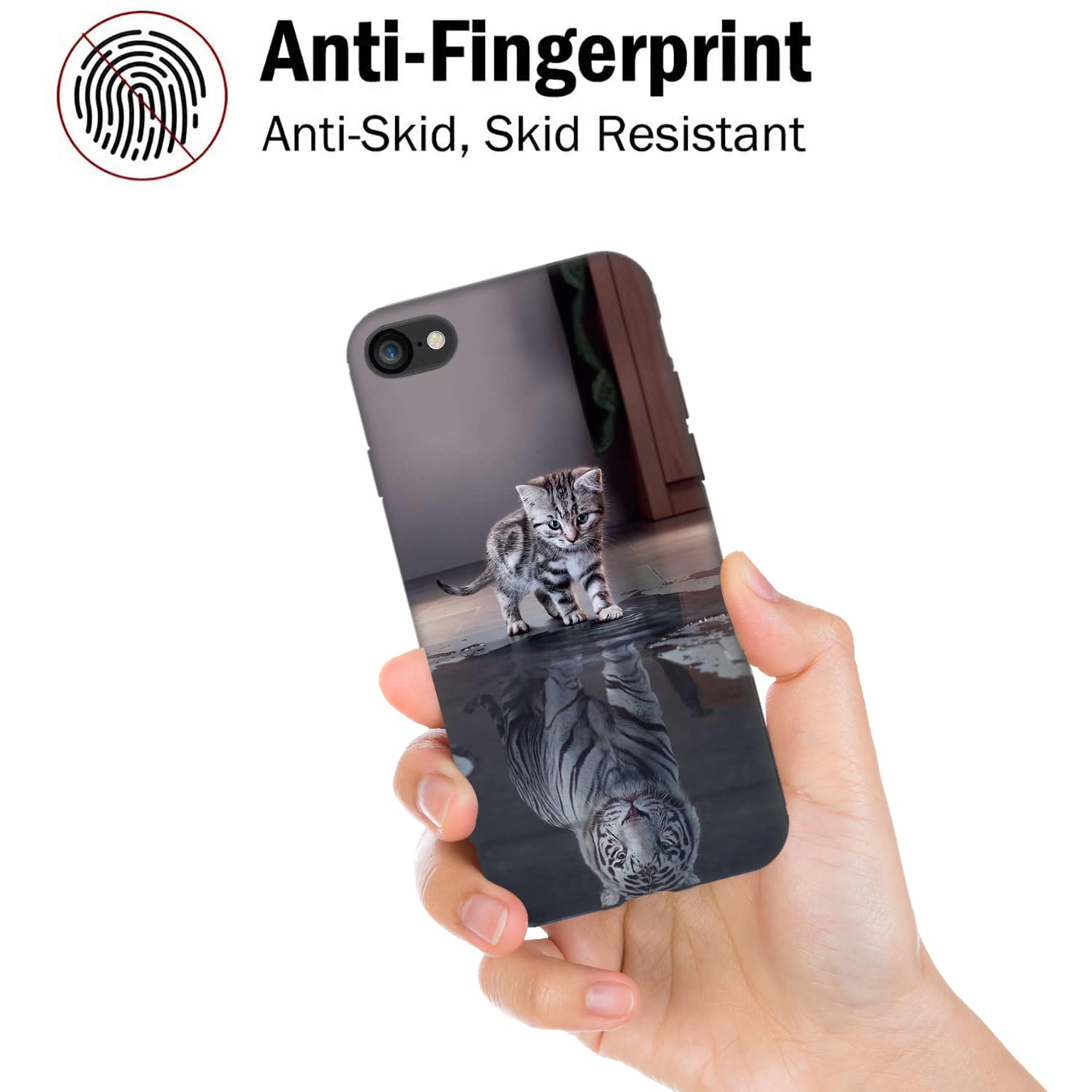 Coalbooliy Custodia per iPhone 7/8/iPhone SE 2022/SE 2020 4,7'', Marrone Silicone Cover telefono Aesthetic Modello Orsetto di peluche 3D Disegni Protezione Fotocamera Antiurto Case per iPhone 8, 01