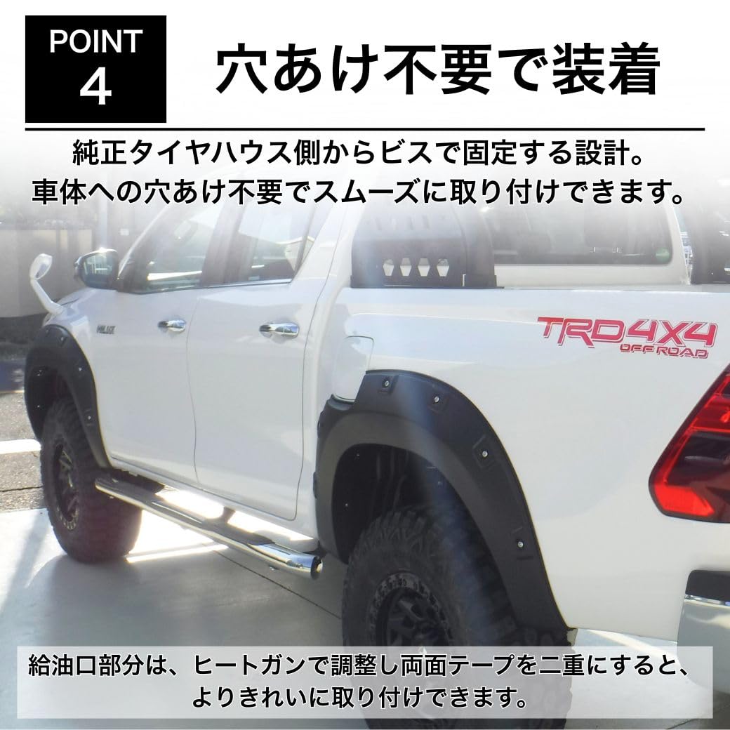 Amazon | GI☆GEAR ポケットスタイル オーバーフェンダー 45mmワイド
