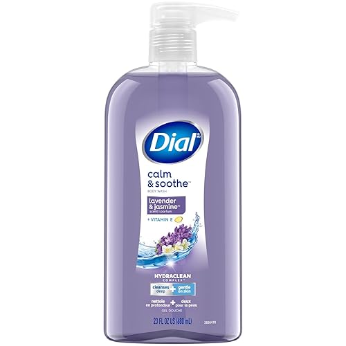 Miniatura 9 de Dial Gel de baño, calma y calma aroma a lavanda y jazmín, 23 onzas líquidas, paquete de 3