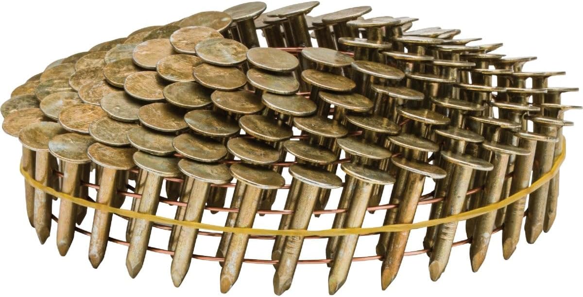 Grip Rite GRCR4DGAL 11/2" by 15° Galvanized Coil Roofing Nail (7