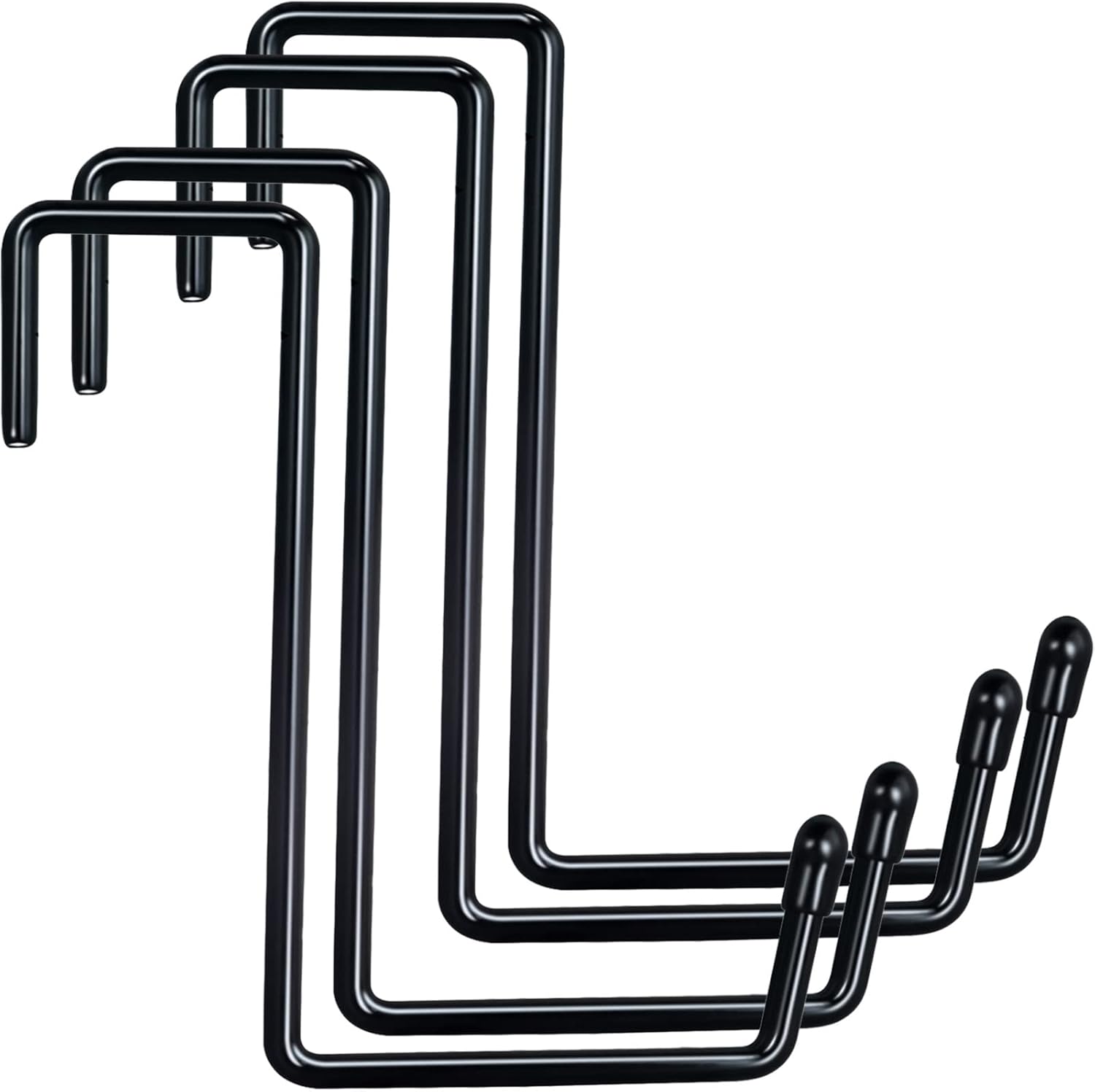 4 Pack Rafter Hook Heavy Duty Large S Hooks Ladder Bike Hanger, Vinyl