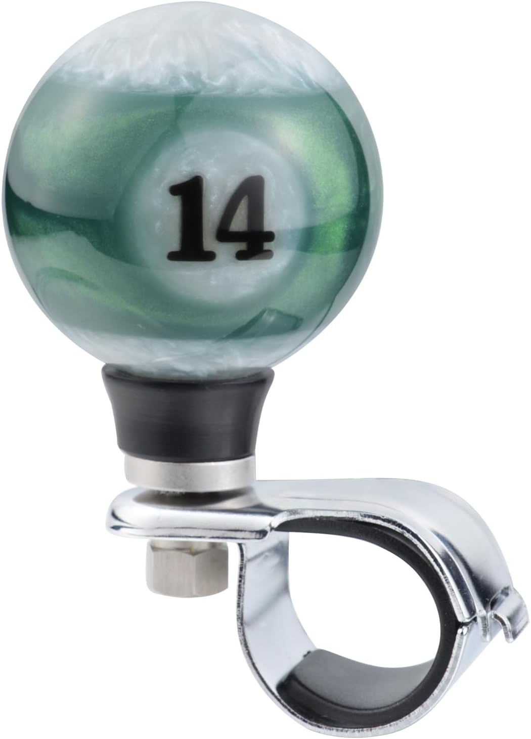 Arenbel 14 Billiard Steering Wheel Booster Knob Car Turning Spinner Assist Grip Handle Fit Most Agricultural Tractors Forklifts Lawn Mowers Boats, Green