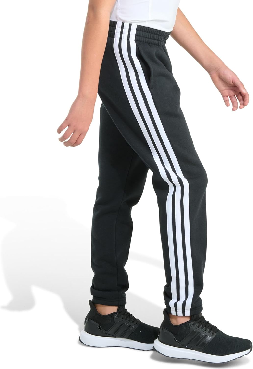 adidas Boys Fleece 3-Stripe Jogger - Image 2