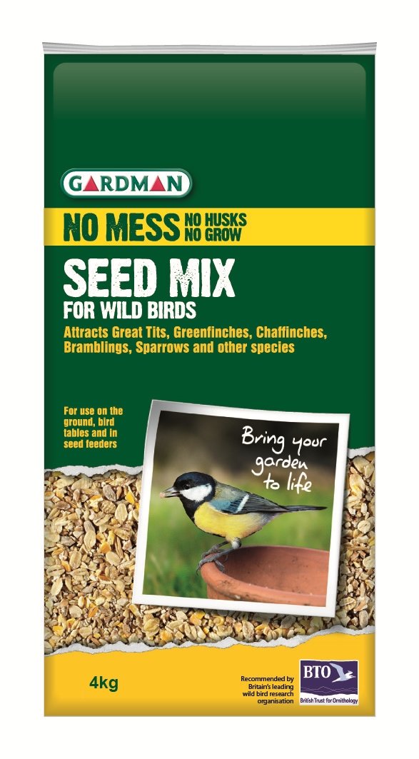 Gardman 4Kg No Mess Seed Mix