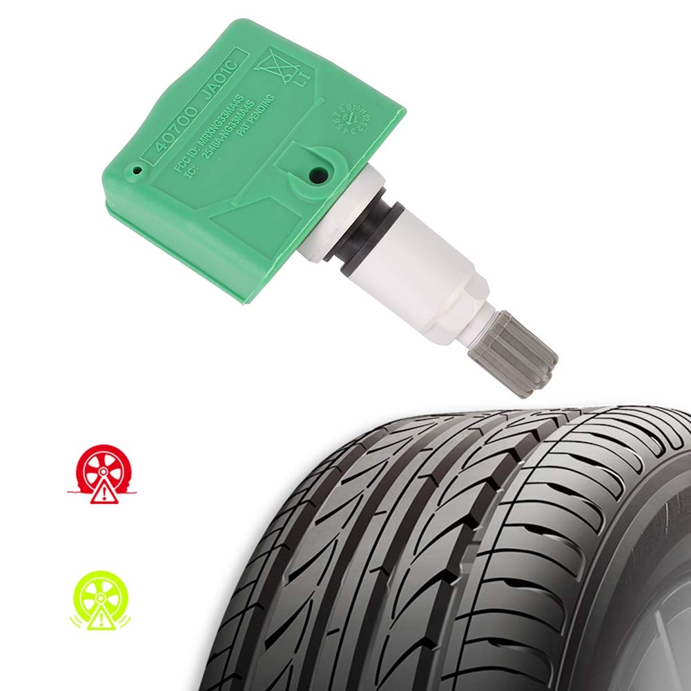 Reifendruck Sensoren, Kompatibel mit Infiniti EX35 2011–2012, 4-teiliges TPMS-RDKS-Sensorkit 40700-JA01C mit Radluftdrucksensoren zur Überwachung des Reifendrucks am Fahrzeug