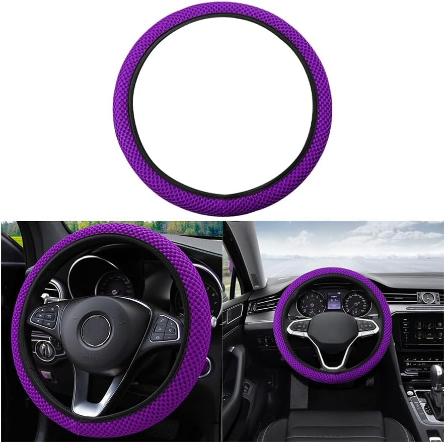 Moly Magnolia Elastic Stretch Steering Wheel Cover