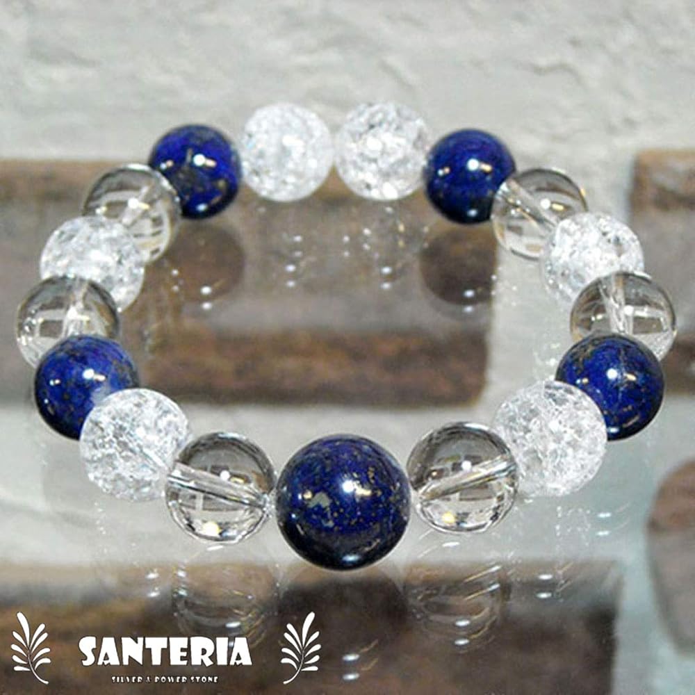 Amazon | [サンテリア] ラピスラズリ クラック 水晶 クリスタル