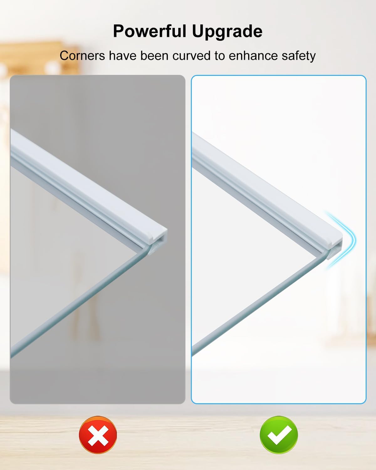 W11130212 Freezer Shelf Replacement Fit for Whirlpool Glass Shelf WRS588FIHZ00 WRS588FIHZ04 WRS588FIHZ06 WRS588FIHW00 WRS588FIHW04