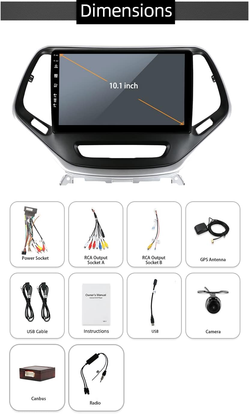 android 10 px6 car stereo radio fit for jeep cherokee 2013 2018 gps 1 din free camera 4g64g dsp support dabsteering wheel controlwifibluetoothmir