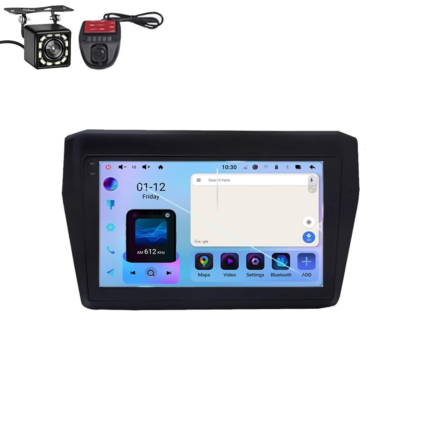 Autoradio écran tactile 9 pouces Suzuki Swift 5 : Finis les câbles avec le Carplay sans fil