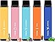 電子タバコ 使い捨て vape 12500回吸引可能 5風味セット メンソール入り 大容量 爆煙 水蒸気タバコ メンテナンス不要 ビタミン入り ニコチン0 タール0 禁煙 ベイプ O2Plus型 TORIDO