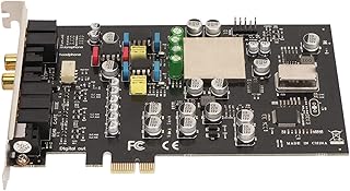 ciciglow PCIe Sound Card, 7.1CH Sound System PCIe Gaming Sound Card for Home Theater Large 3D Games Sound Playback