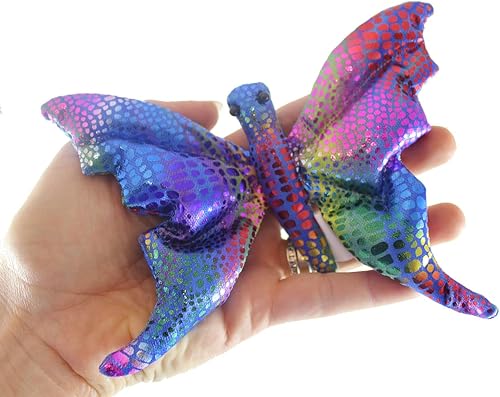 Miniatura 5 de Curious Minds Busy Bags Juego de 3 juguetes de animales rellenos de arena de mariposa  saco de arena pesado con relleno de puf de peluche  purpurina