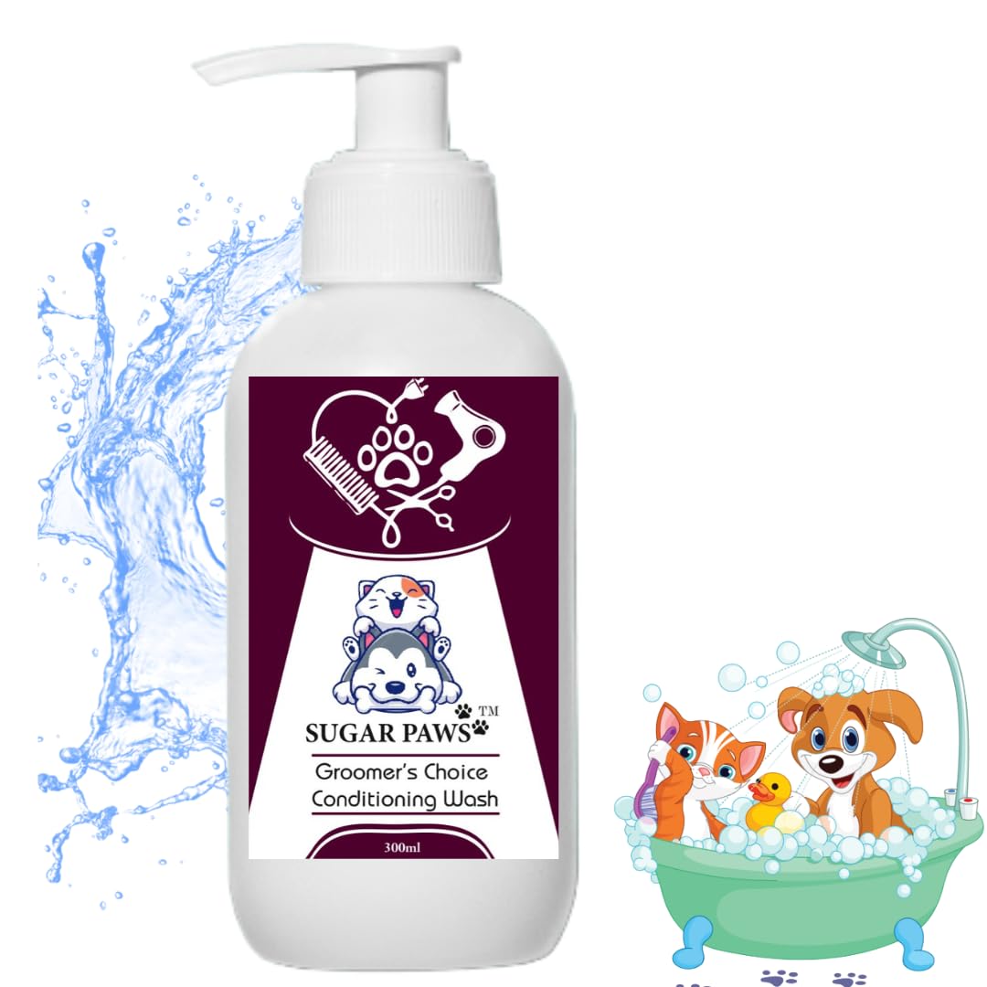 See full amazon price history chart for SUGAR PAWS Conditioning Shampoo | for Dogs & Cats | Moisturizing Grooming Shampoo | PH Balanced | Paraben & Alcohol Free | Cleansing Shampoo for Pets(300ml) (Groomers Conditioning) SUGAR PAWS Conditioning Shampoo | for Dogs & Cats | Moisturizing Grooming Shampoo | PH Balanced | Paraben & Alcohol Free | Cleansing Shampoo for Pets(300ml) (Groomers Conditioning) (B0CH3WLYNT) Amazon Price History, Amazon Price Tracker