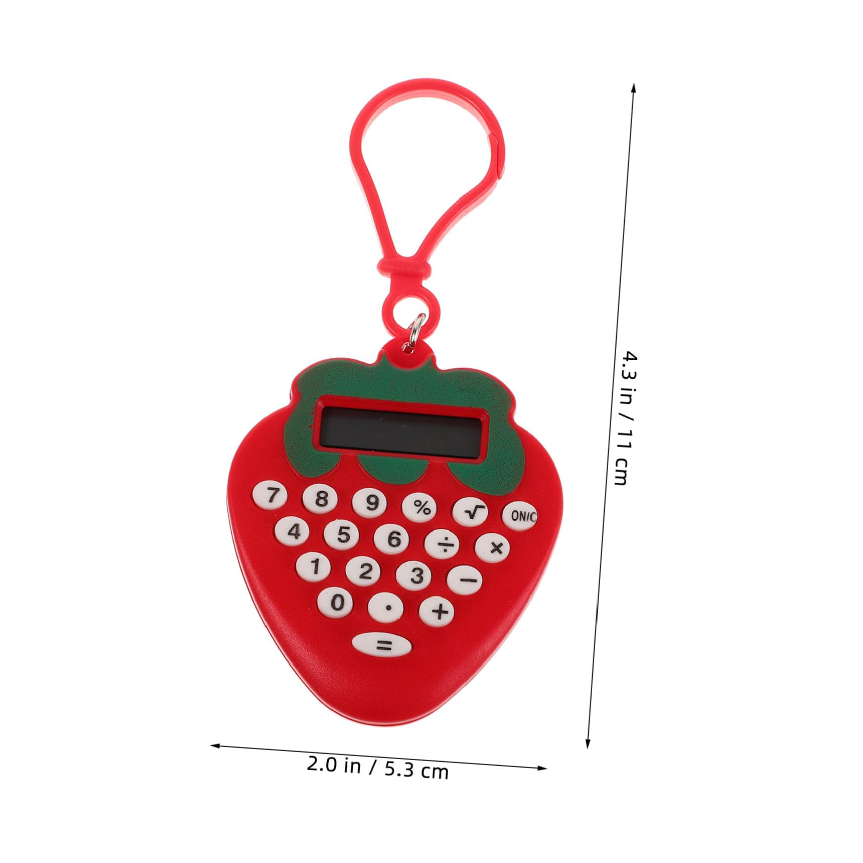 YARNOW Mini Electronic Keychain Calculator 2 Pack Solar Portable Boys and Girls Calculator Display for Everyday Use