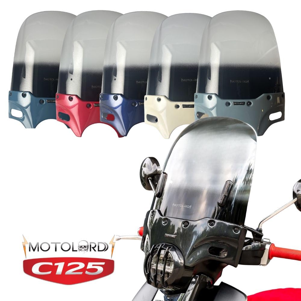 ホンダ　カブラ　純正品　風防　ハーフシールド　スーパーカブ　ウインドシールド Amazon | MotolordD ホンダスーパーカブC125用ハーフスモーク