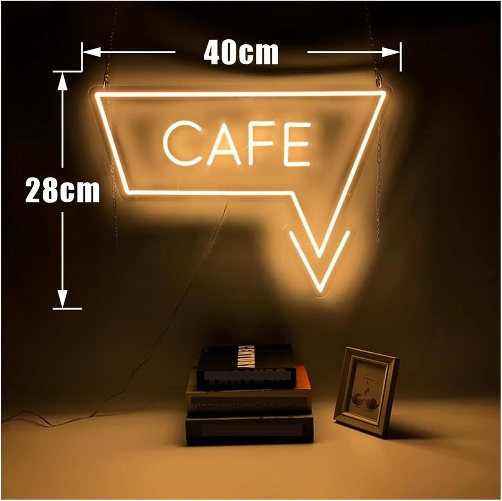 Néon Enseignes lumineuses Decor Panneau Avec Logo Pour CAFE