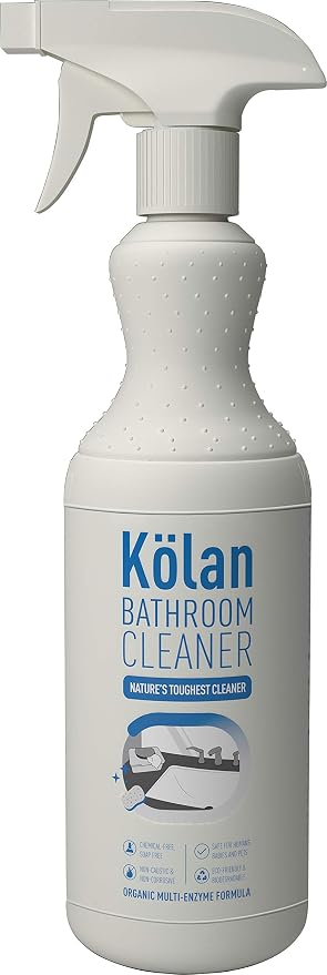 Kolan Organic Eco-Friendly Bathroom Cleaner 700 ML (Suitable for all Surfaces Including Marble, Granite, Wood, Tiles, Stainless Steel and Glass)