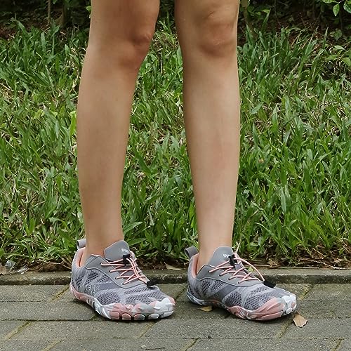 Image of Hike Footwear Barefoot Shoes, Pro Barefoot Shoes Women Men, Athletic Hiking Water Shoes Breathable Quick Dry Zero Drop Trail Running Shoes with Non-Slip Sole & Wide Toe Box