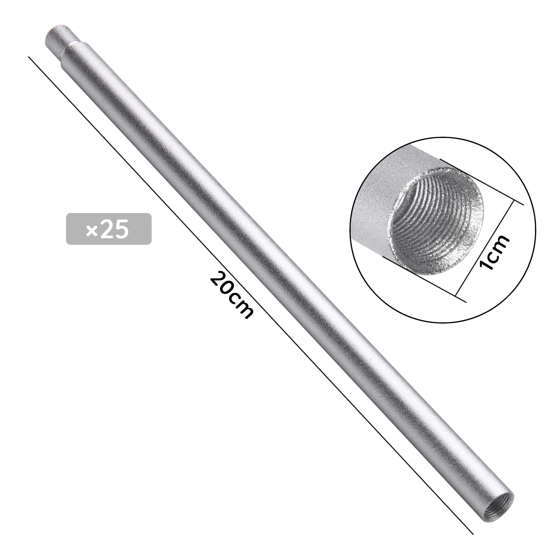Zauberstab aus leichtem Aluminium Magischer Stab Helium Stick Teambuilding-Tool Kommunikationsübung Kooperationsspiel