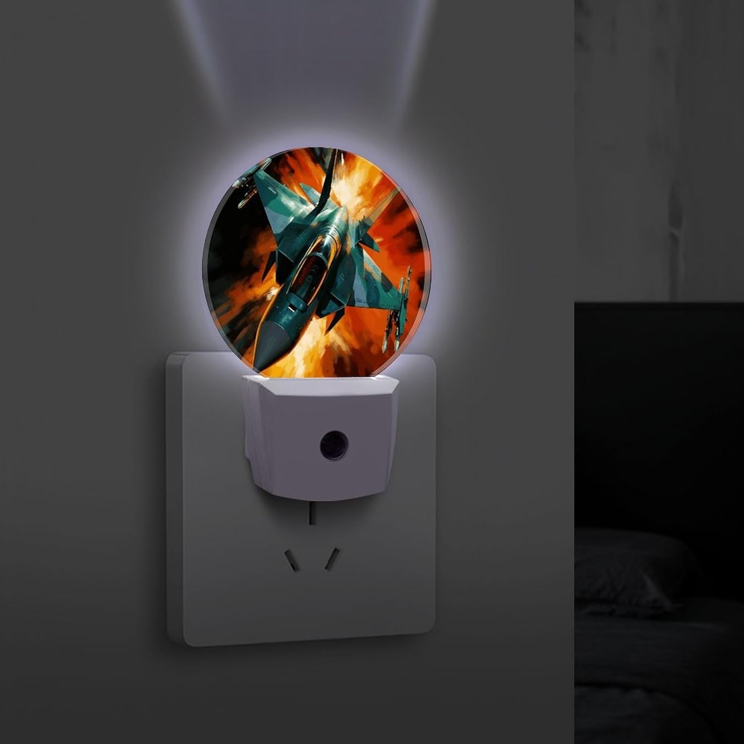 Fighter Theme Decoration Night Lights Plug Into Wall image 4