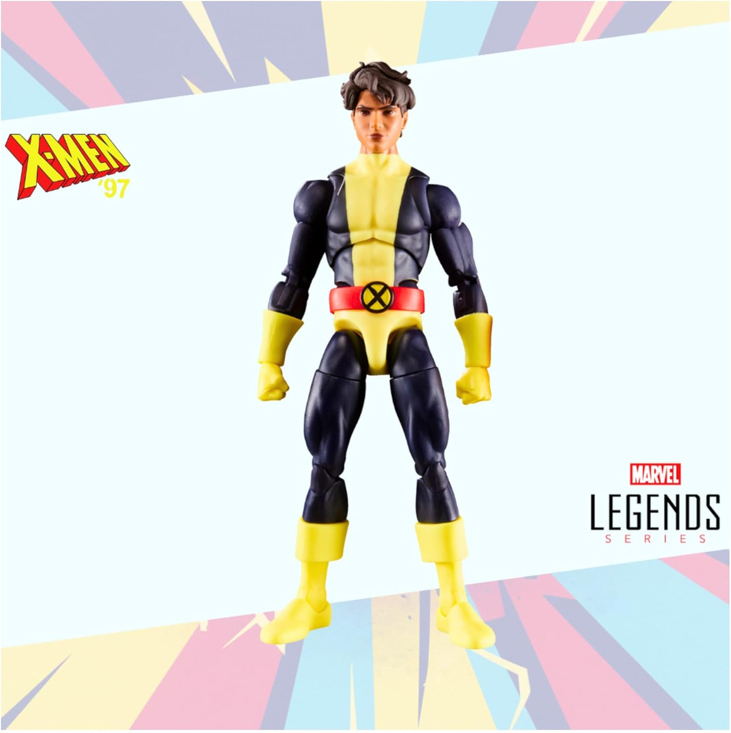 Hasbro Marvel Legends X-Men 97 6-Inches Action Figures Bundle with Cable, Logan, Sunspot, Jubilee, Morph, and Emma Frost (6 Items)