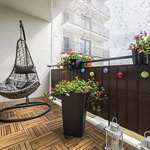 Cubierta de muebles de jardín en lona transparente impermeable 3