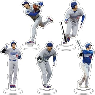 大谷 翔平 アクリルスタンド 15cm 5個セット 応援グッズ 大谷 翔平 2025 野球 記念アクスタ 台座付き 保護フィルム付き おしゃれ 置物 アクセサリー 装飾 プレゼント 非公式 (5個セットA) [並行輸入品]