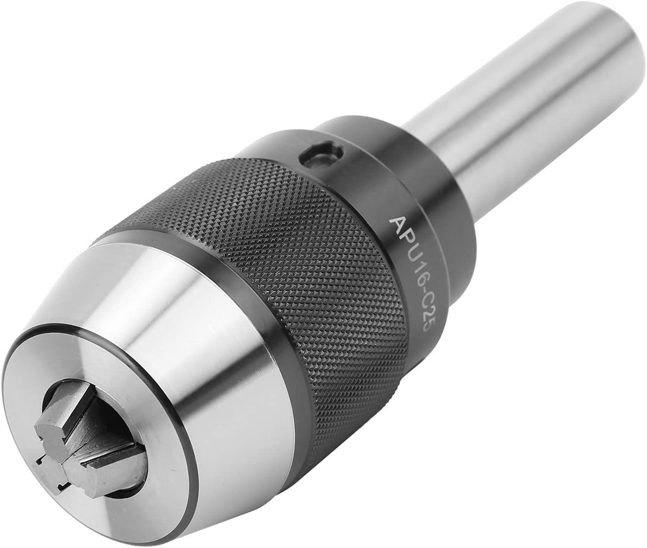 Self Tightening Chuck, Integrated Drill Chuck with Straight Shank, 40Cr Keyless, for Milling Machine, Industrial Processing