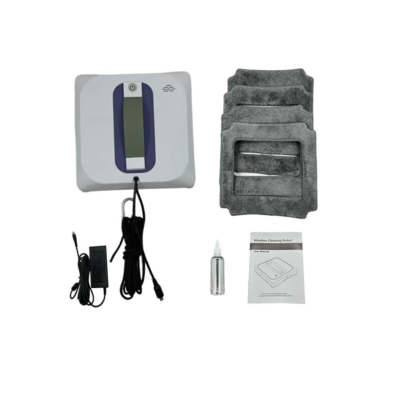 Robot limpiacristales automático, limpieza de puntos fijos, pulverización de agua, limpiador de cristales Edge Detective for el hogar para superficies lisas