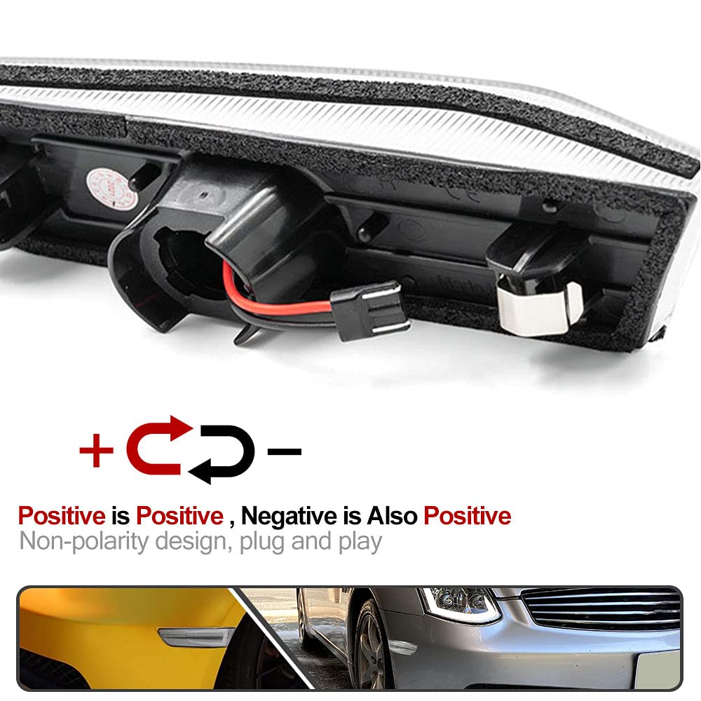 Amazon.com: Mingrui test 2Pcs Full LED White Side Marker Lights