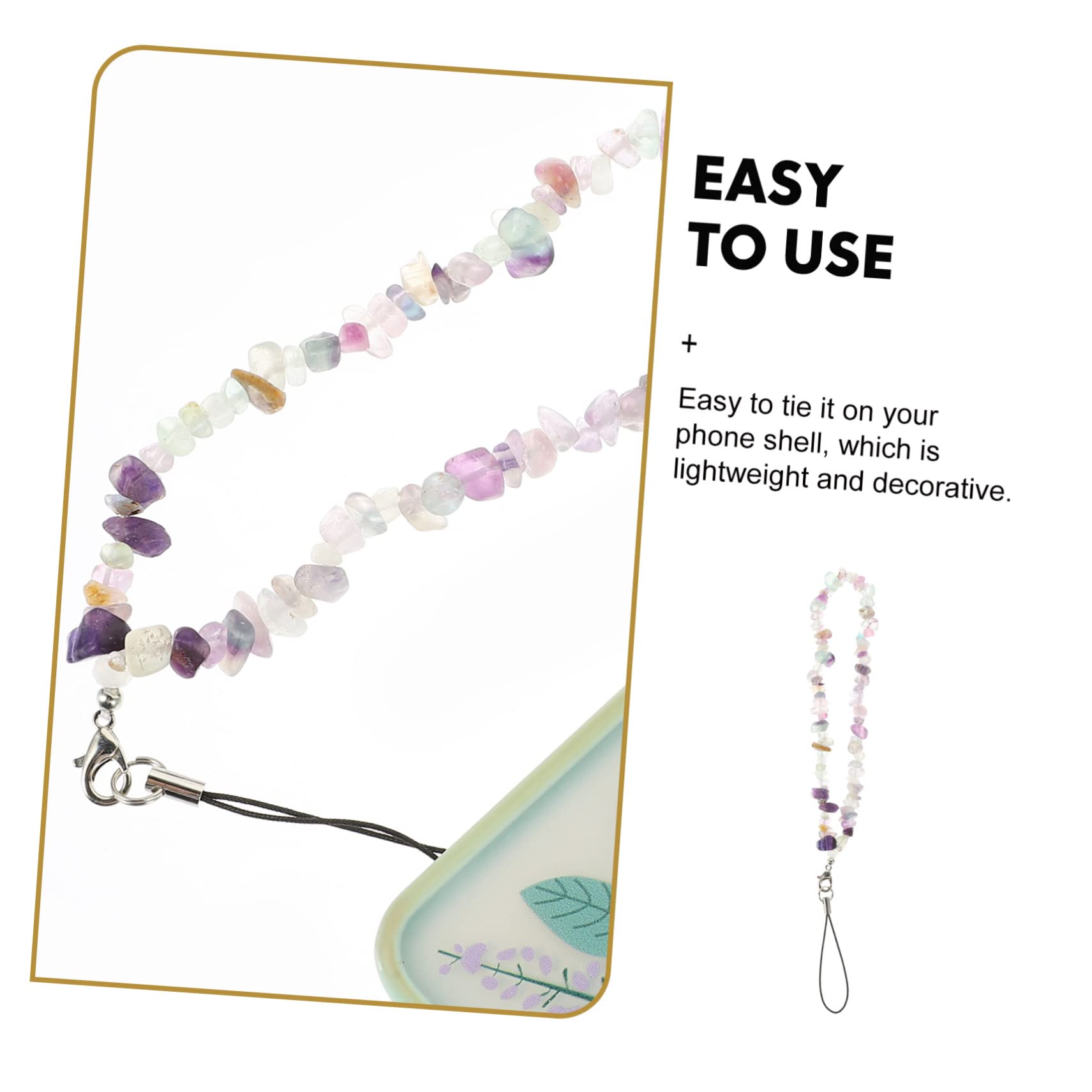 DOITOOL 10piezas Cadenas De Teléfono Decorativas Correa Antideslizante Para Móvil Lanyard Creativo y Delicado Accesorio Multifuncional Para Claves y Teléfonos