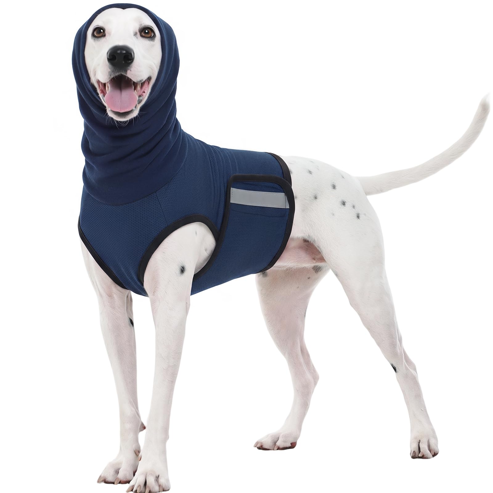 Kuoser Anxiety Shirts for Dogs Keep Calm, Adjustable Dog Calming Coat, 2XL