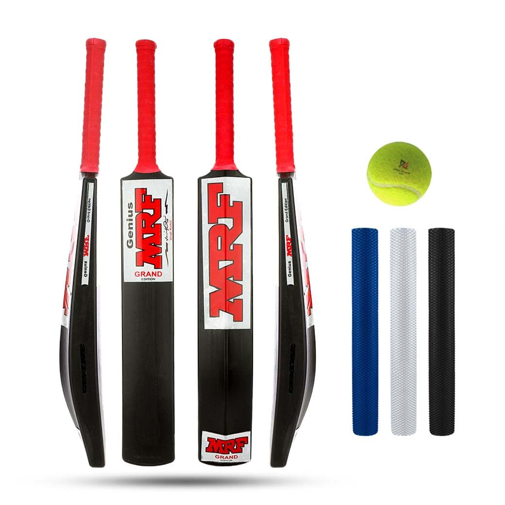 Pro Game Mrf Pvc Cricket Bat (For 15-21 Years) Hard Plastic Bat For Tennis Ball With 1Ball+1Grip (700-800 G) Black (B0CQ2T6XJV) Amazon Price History, Amazon Price Tracker