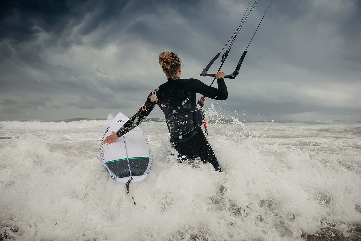 Mystic Watersports - Surf Kitesurf & Windsurfen Damen Gem Jalou Langeree Taillengeschirr No Bar - Schwarz