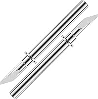 Vista 1 de Paquete de 2 cuchillas de corte profundo CABLDF1 para Brother ScanNCut, ScanNCut2, ScanNCut DX2 y DesignNCut, utilizando material de acero