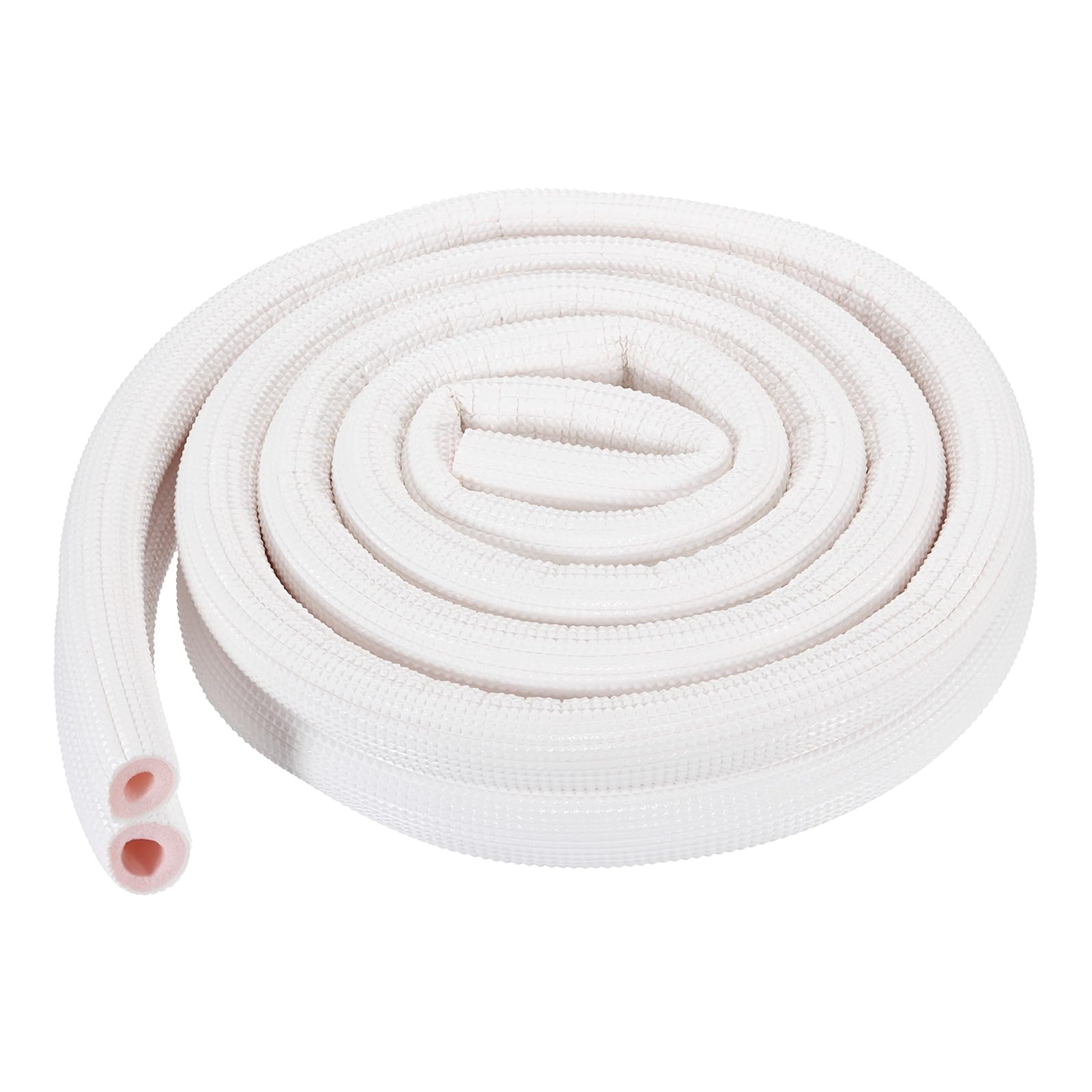 Tubo de espuma aislante uxcell de 6 pies para tubería de cobre de aire acondicionado de 1/4 y 5/8