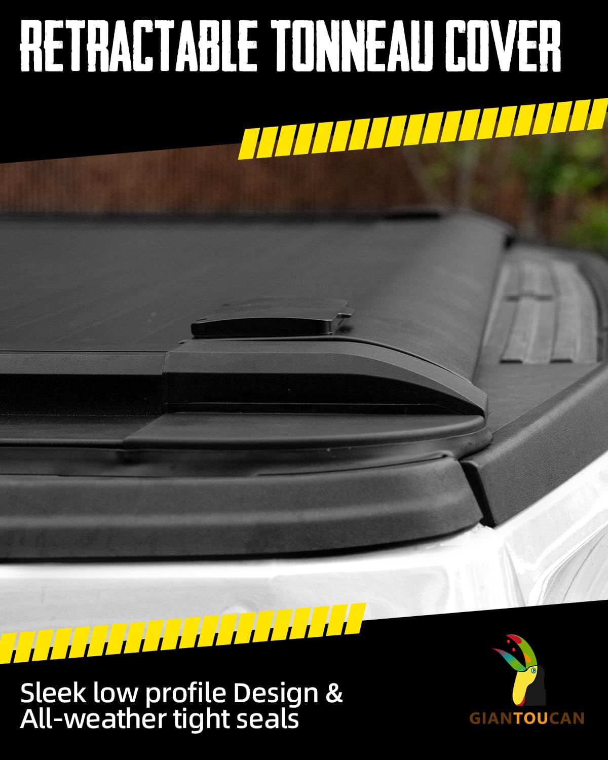 Retractable Tonneau Cover compitable with 2019-2026 Chevy Silverado/GMC Sierra 1500 6.6ft(78.9") Bed, Not for CarbonPro Bed