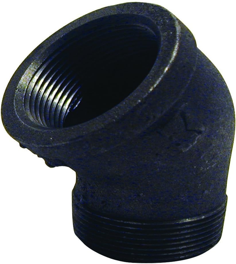 Muellar #520-507hc 1-1/2 Black Street Elbow