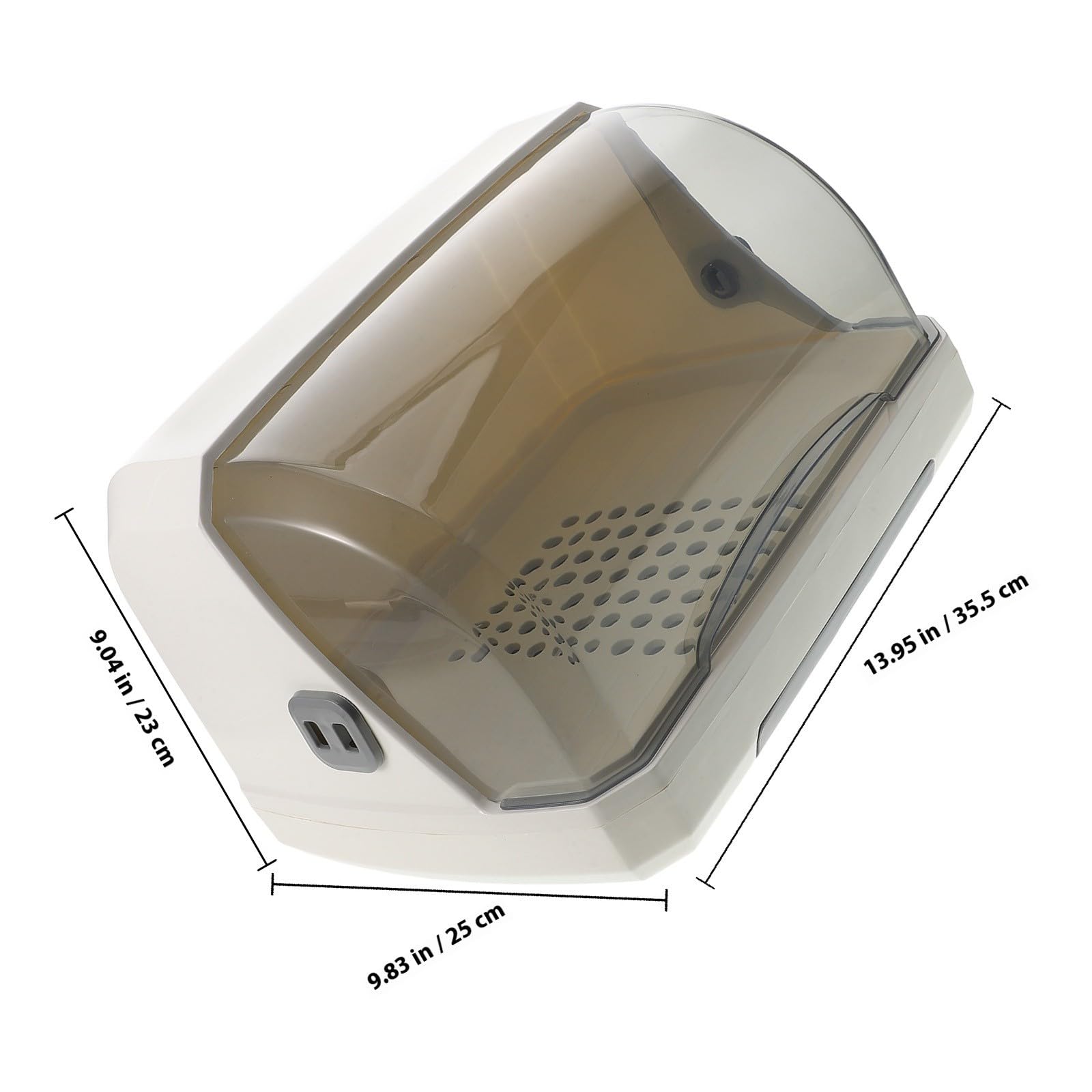 Tofficu Estante para Secar Biberones con Tapa y Material PP Organizador de Botellas con Gran Capacidad, Ahorro de Espacio para Uso en Encimeras del Hogar