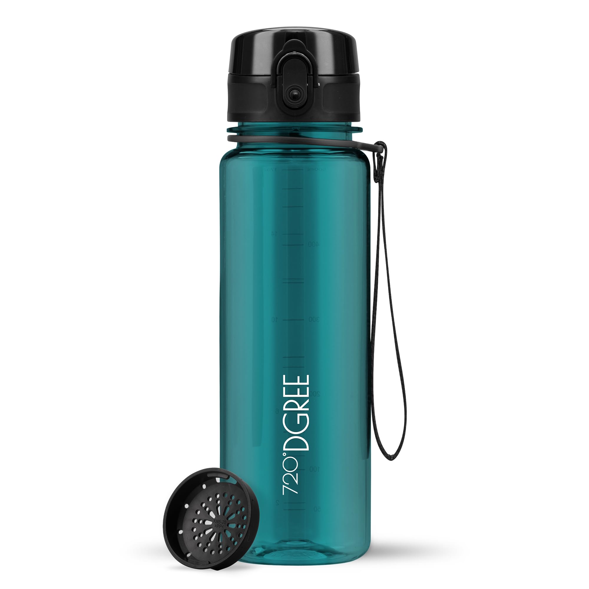 720°DGREE Botella Agua 1 Litro “uberBottle“ - Tamiz-Fruta, softTouch - Sin BPA, Prueba de Fugas, Reutilizable - Cantimplora, Water Bottle ideal para Deporte, Fitness, Gimnasio, Senderismo, Ciclismo — view 221