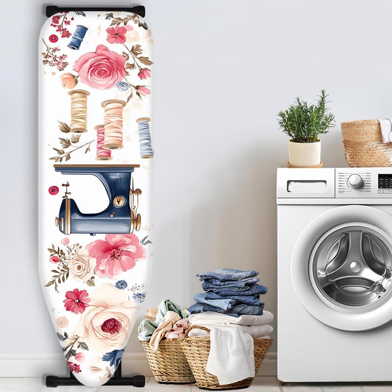 Image of Nuxovilar Sewing Machine Ironing Board Cover 15x54 Inches Polyester