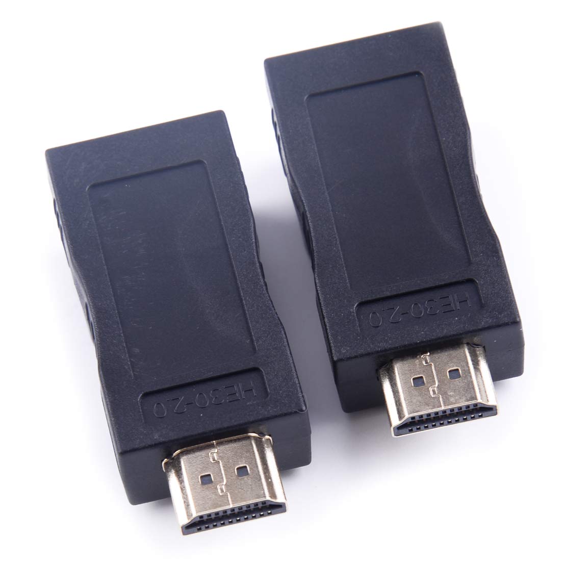 4 K 3d hdmi 30 m Extender a RJ45 sobre adaptador de señal TX RX de red Ethernet LAN y Cat 5E/6, negro