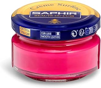 SAPHIR Creme Surfine Pommadier Shoe Polish - Beeswax Cream for Leather Products