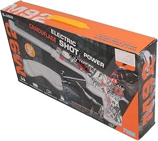 لعبة مسدس كهربائي مع نظارات أمان