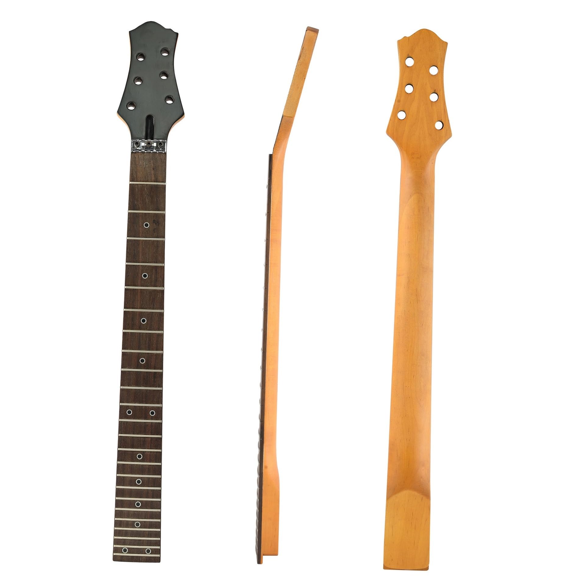 DIY Guitar Necks 24 Fret Maple Neck Rosewood Fingerboard Locking Nut For LP Electric Guitar