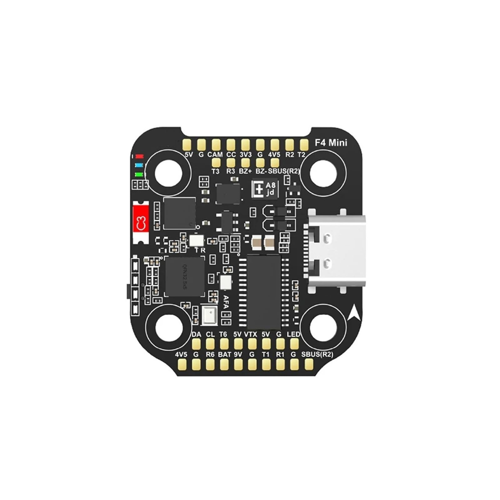 F405 Stack Flight Controller FC BLS 35A V2 3-6S 20x20 4-w-1 ESC Dual BEC do dronów wyścigowych FPV (ESC)